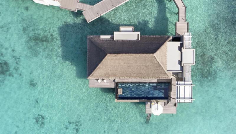 water-villa-with-private-pool-arial-view