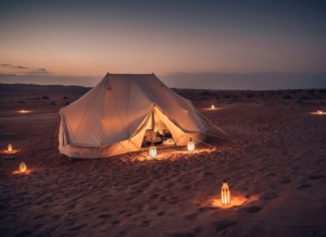 luxe glamping Oman
